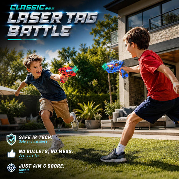Rechargeable Projection Laser Tag Set (2 Laser Guns + 1 Projection)