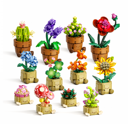 12 Smiling Plant Pots