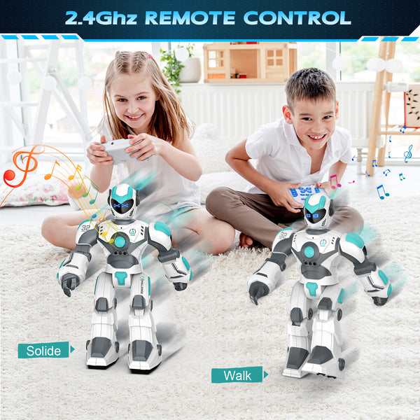 RC Robot with Music Dance, Programmable Remote Control, Gesture Sensing & Voice Control Smart Robot