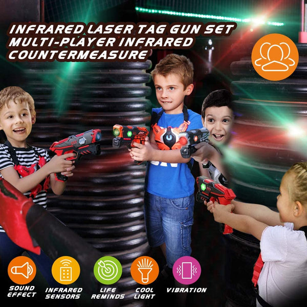 2nd Generation Infrared Laser Gun Set with Vests